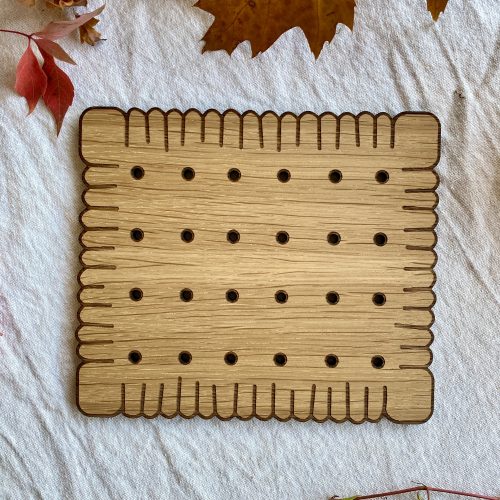 Dessous de plat en forme de gâteau
