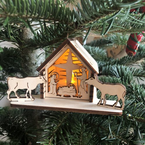 Crèche lumineuse